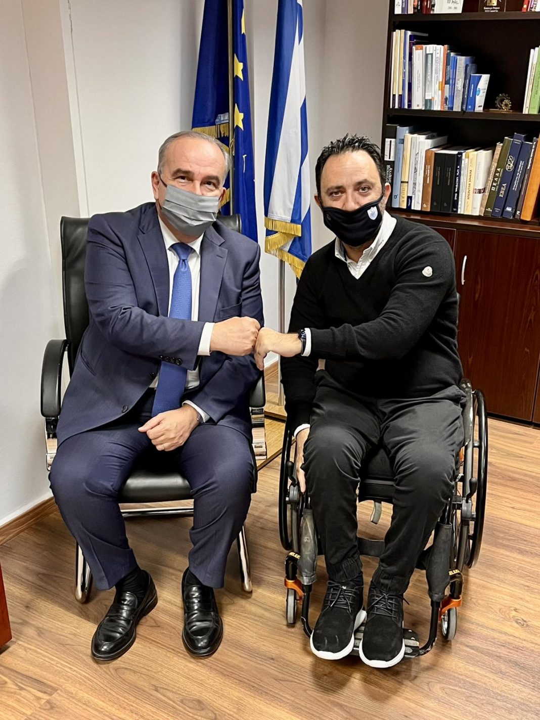 Με τον Υφυπουργό Ανάπτυξης και Επενδύσεων συναντήθηκε ο πρόεδρος της Ελληνικής Παραολυμπιακης Επιτροπής