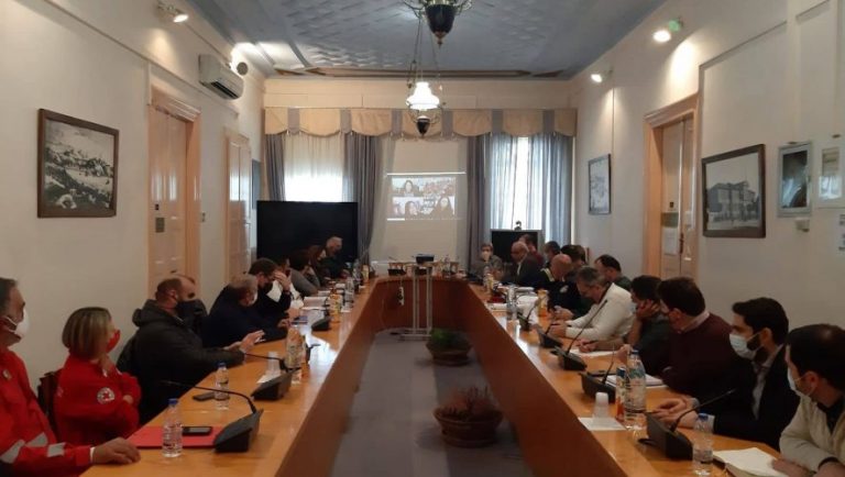 Ρέθυμνο: Σε εξέλιξη η συνεδρίαση του Συντονιστικού Οργάνου Πολιτικής Προστασίας για τους σεισμούς