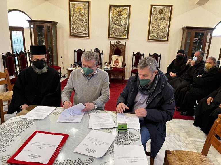 Ξεκινούν οι εργασίες συντήρησης και αποκατάστασης του Ηγουμενείου της Ιστορικής Μονής του Αγ. Γεωργίου