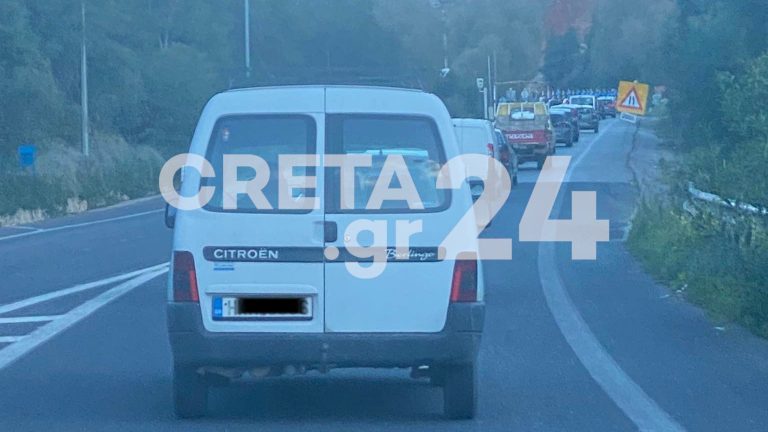 Κρήτη: Κυκλοφοριακό κομφούζιο λόγω… έργων (εικόνες)
