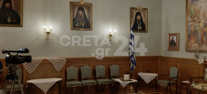 Το κλίμα στην Μητρόπολη Ρεθύμνου λίγο πριν την εκλογή του νέου Αρχιεπισκόπου Κρήτης