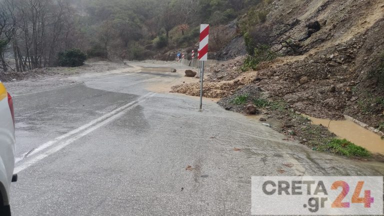 Προβλήματα σε περιοχή της Κρήτης από τον «Διομήδη» (εικόνες)