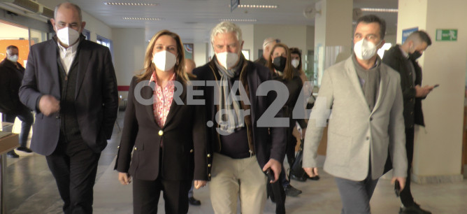 Στο νοσοκομείο Χανίων η υφυπουργός Υγείας Ζωή Ράπτη