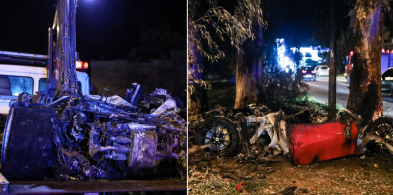 Τρία νέα βίντεο σοκ από το τροχαίο με τη Ferrari στη Βούλα – Σοκαριστικές εικόνες