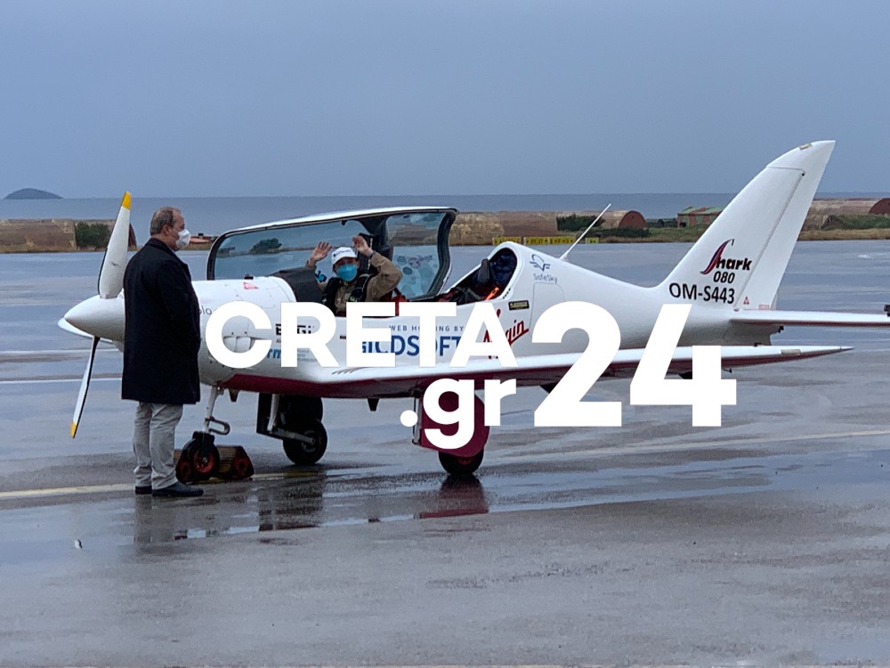 Στο Ηράκλειο η 19χρονη που κάνει το γύρο του κόσμου με μονοκινητήριο αεροσκάφος