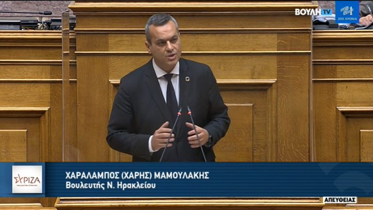 Μαμουλάκης: Σκιές στις δημόσιες συμβάσεις της Δημόσιας Επιχείρησης Δικτύων Διανομής Αερίου