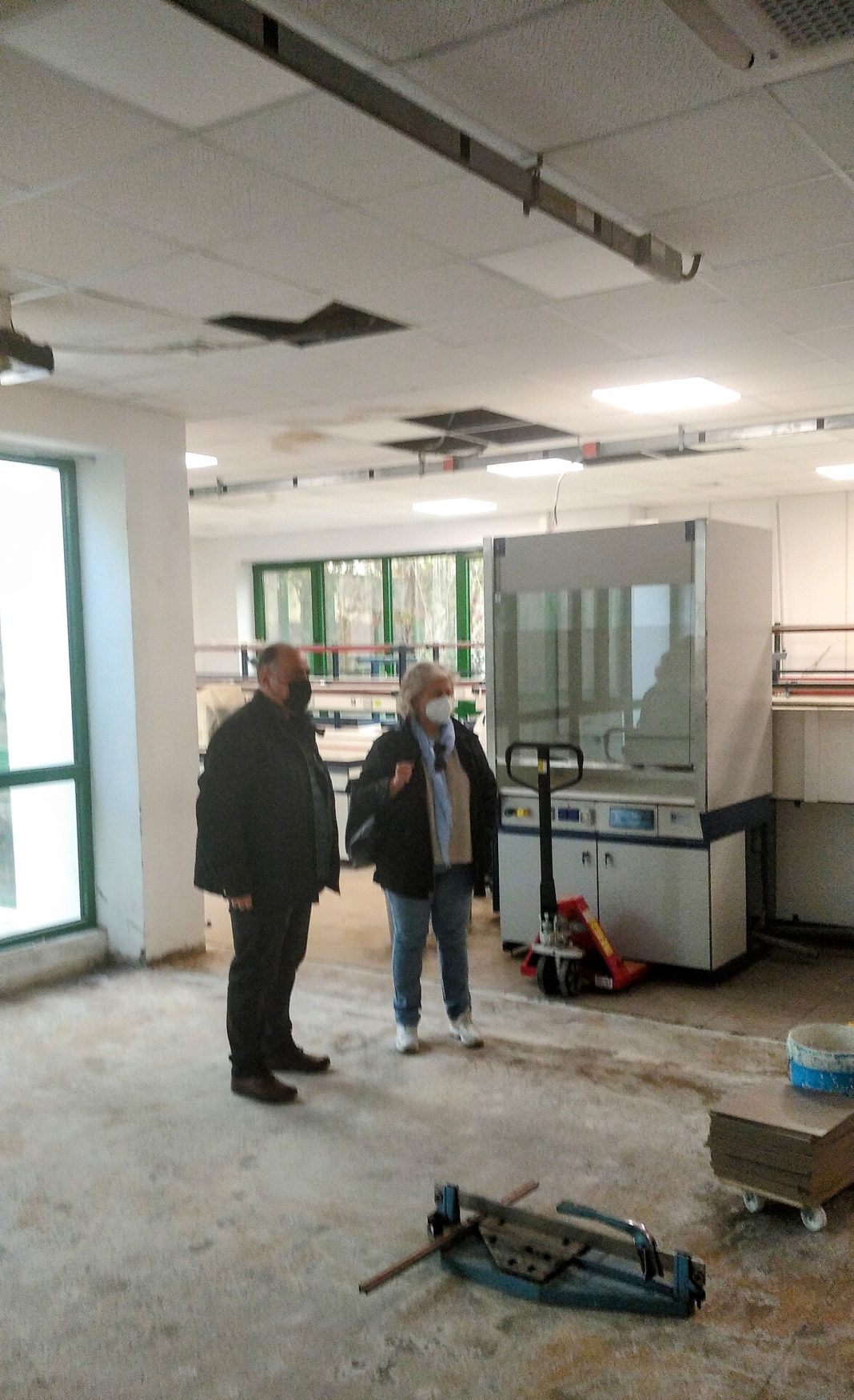 Αυτοψία στα έργα που εκτελεί η η ΔΕΠΑΝΑΛ στο Πανεπιστήμιο Κρήτης