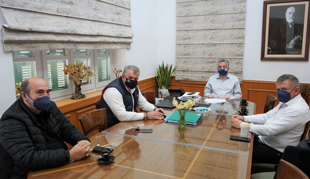 Στο επίκεντρο της συνάντησης τα έργα του δήμου Φαιστού