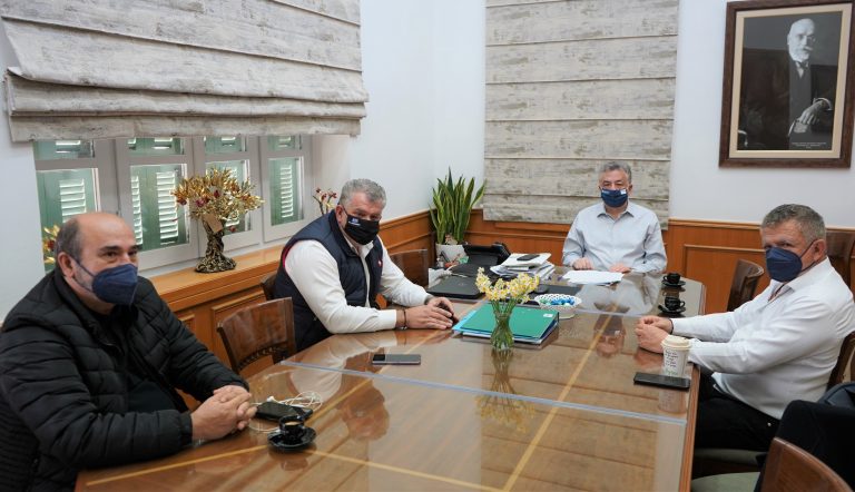 Στο επίκεντρο της συνάντησης τα έργα του δήμου Φαιστού