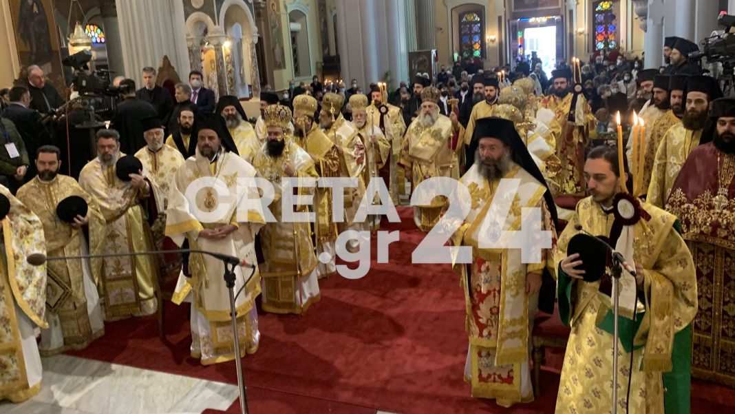 Ηράκλειο: Πρώτη Θεία Λειτουργία προεξάρχοντος του νέου Αρχιεπισκόπου Κρήτης