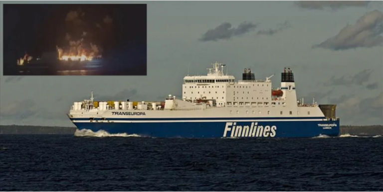 Φωτιά σε πλοίο έξω από την Ηγουμενίτσα – Εγκατέλειψαν οι 288 επιβαίνοντες