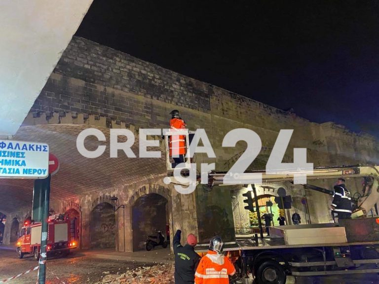 Ηράκλειο: Έπεσαν πέτρες στην Καινούρια Πόρτα – «Άγιο» είχαν οι περαστικοί