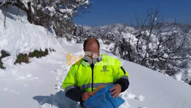 Κακοκαιρία «Φίλιππος» – Βόρεια Εύβοια: Δεν διακρίνονται από το χιόνι οι δρόμοι