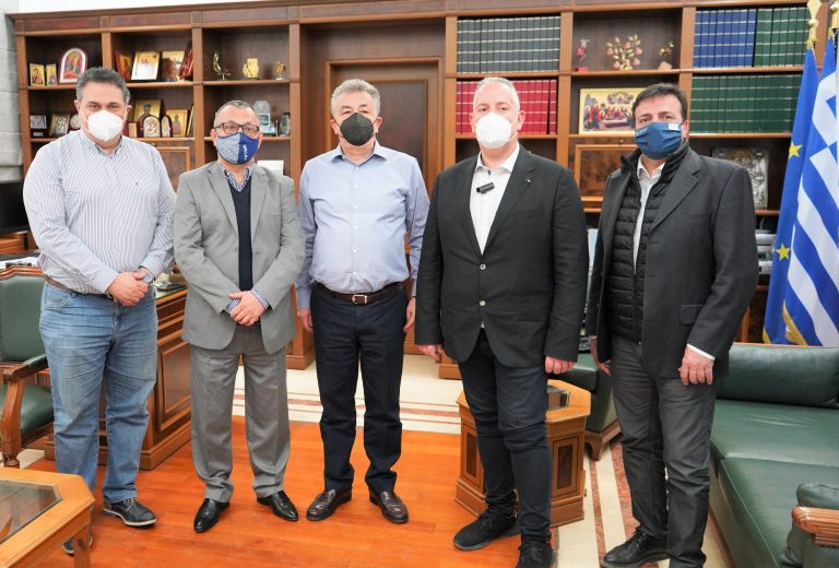 Στον Περιφερειάρχη Κρήτης ο πρόεδρος Ελληνικής Ομοσπονδίας Τζούντο και Ομοσπονδιακού Προπονητή