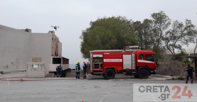 Σεισμός στο Ηράκλειο: Άσκηση ετοιμότητας από την Πυροσβεστική