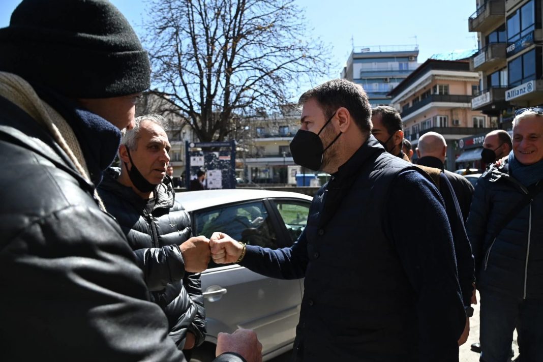 Στη Νάουσα ο Νίκος Ανδρουλάκης