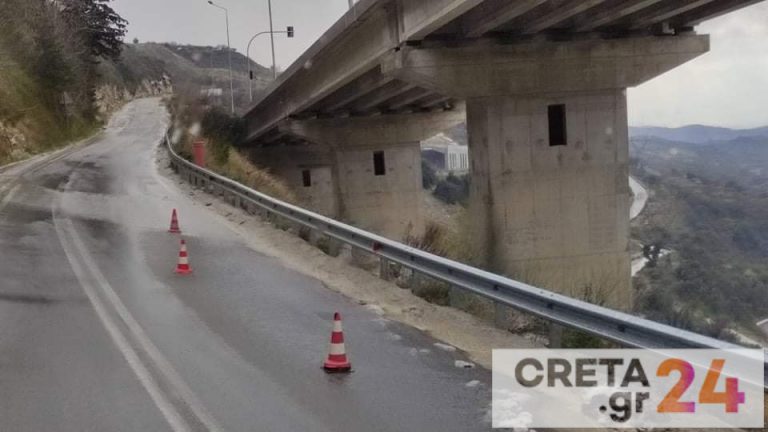 Δύο νέες καθιζήσεις σε δρόμο του Ηρακλείου – Ανησυχούν οι πολίτες