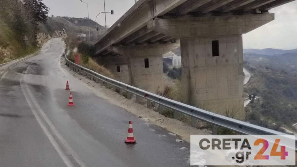 Δύο νέες καθιζήσεις σε δρόμο του Ηρακλείου – Ανησυχούν οι πολίτες