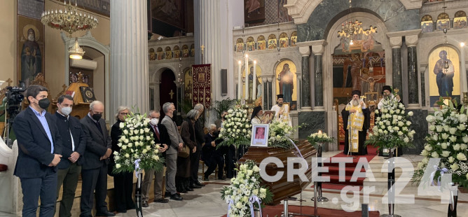 Το Ηράκλειο αποχαιρέτησε τον Κώστα Γραμματικάκη