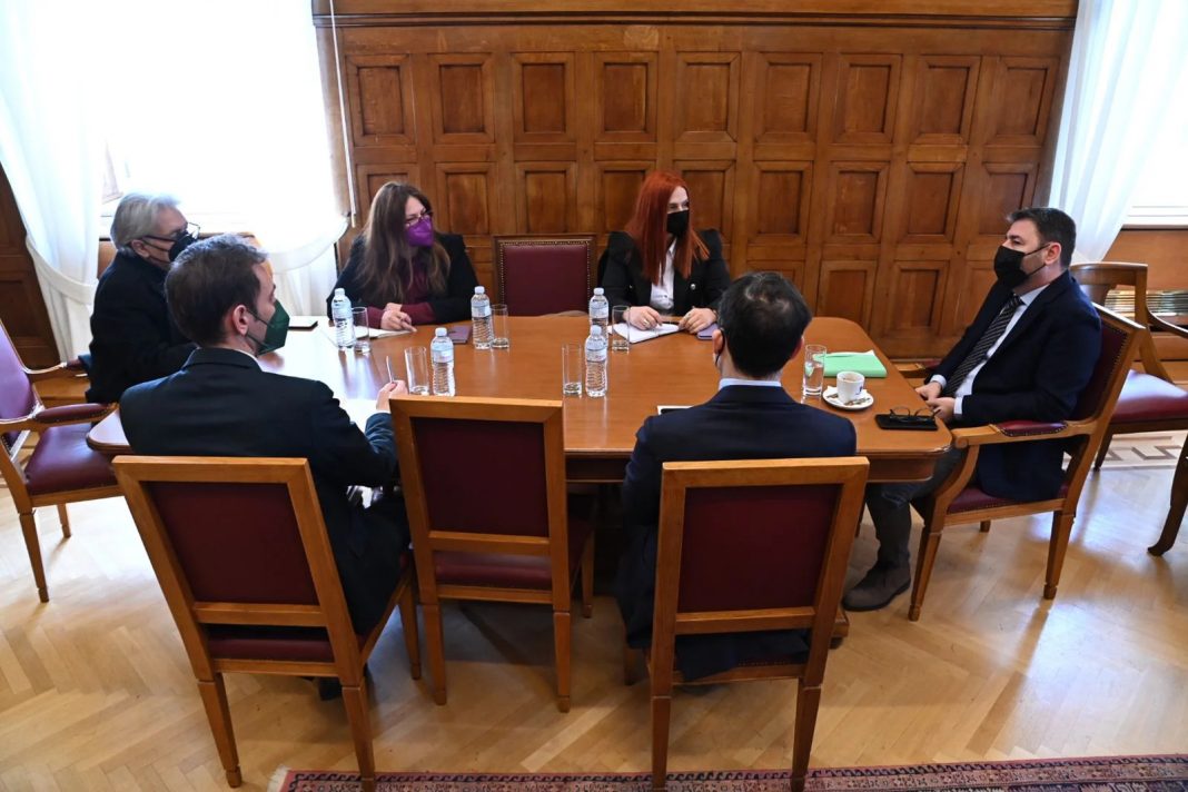 Συνάντηση Ν. Ανδρουλάκη με τους Συμπροέδρους Οικολόγων Πράσινων