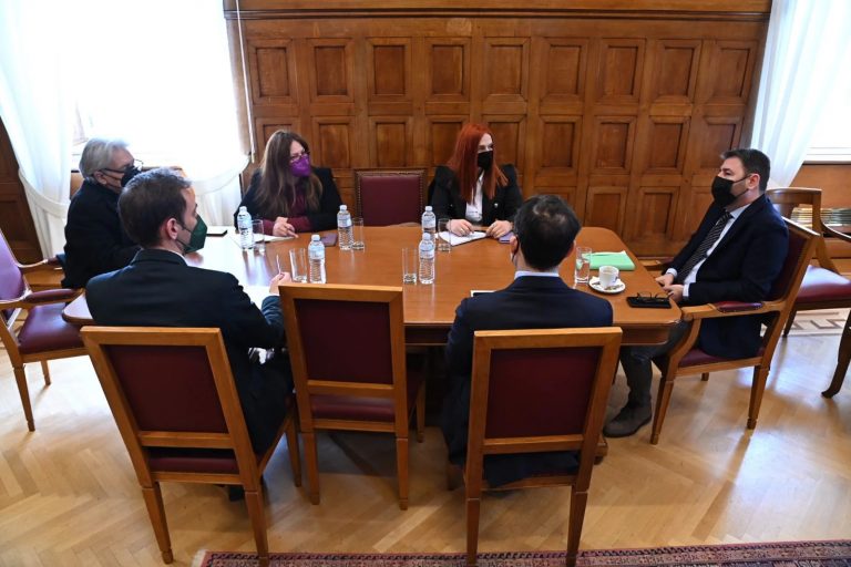 Συνάντηση Ν. Ανδρουλάκη με τους Συμπροέδρους Οικολόγων Πράσινων