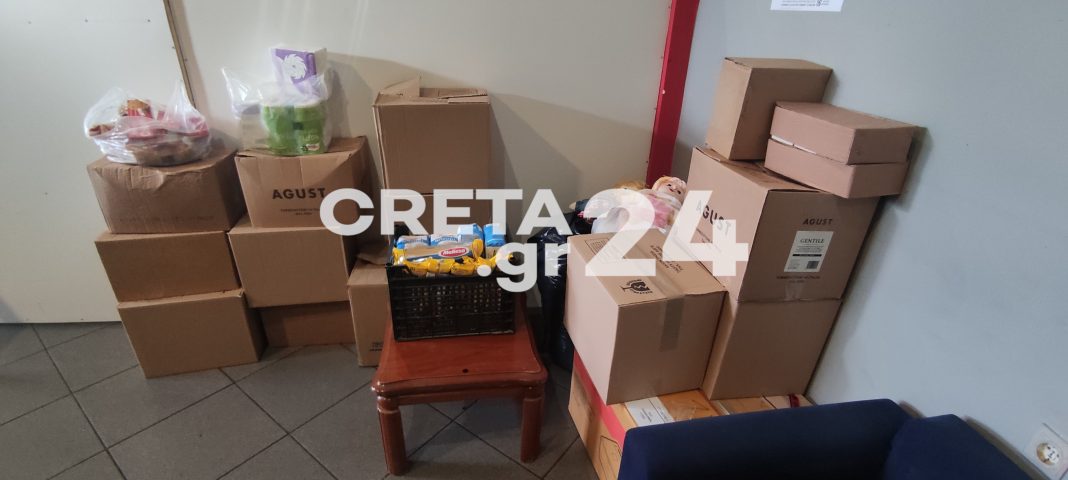 Το ΚΙΝΑΛ Χανίων συγκεντρώνει φάρμακα και τρόφιμα για τους Ουκρανούς πρόσφυγες (εικόνες)