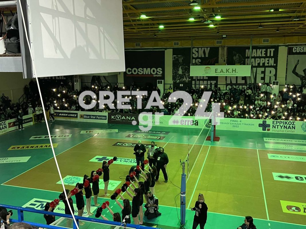 Το Creta24 στον τελικό βόλεϊ Παναθηναϊκός – ΑΟ Θήρας