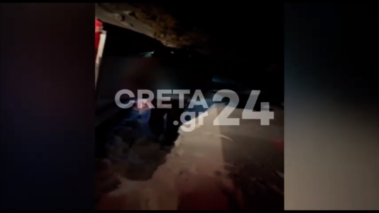 Κρήτη: Καρέ – καρέ η διάσωση της οικογένειας Γερμανών που εγκλωβίστηκε στα χιόνια