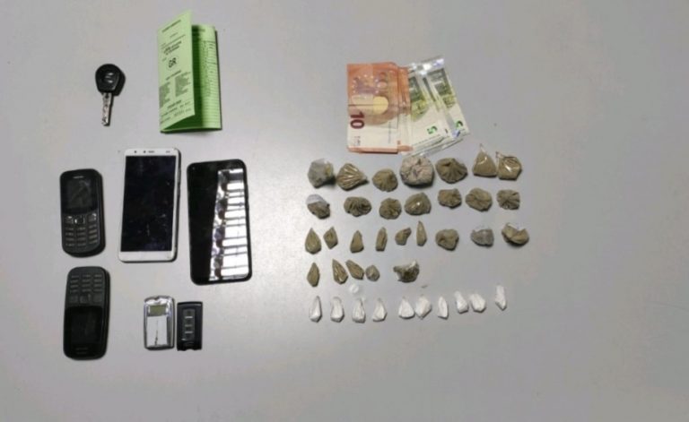 Κρήτη: Δύο συλλήψεις για διακίνηση ναρκωτικών