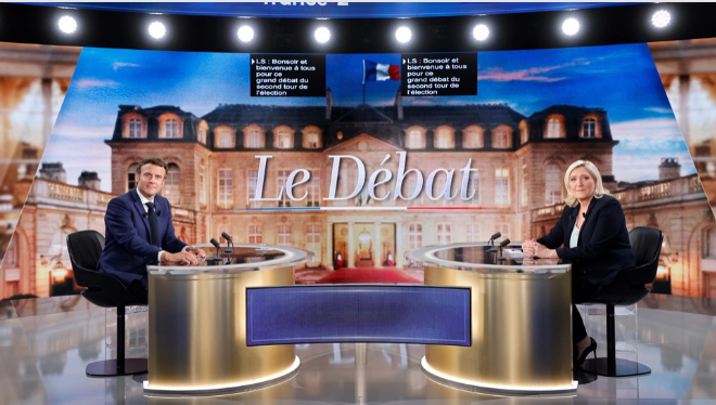 Γαλλικές εκλογές: Πιο πειστικός o Μακρόν από τη Λεπέν στο debate σύμφωνα με δημοσκόπηση