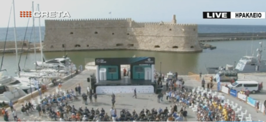 Live από την Τηλεόραση CRETA η παρουσίαση των ομάδων του ΔΕΗ Διεθνούς Ποδηλατικού Γύρου Ελλάδος