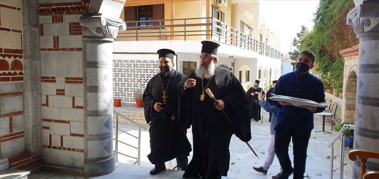 Στο Ιερό Ησυχαστήριο της Αγίας Φωτεινής την Κυριακή ο Αρχιεπίσκοπος Κρήτης Ευγένιος