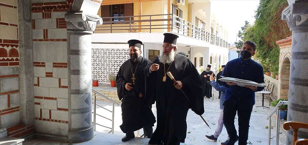 Στο Ιερό Ησυχαστήριο της Αγίας Φωτεινής την Κυριακή ο Αρχιεπίσκοπος Κρήτης Ευγένιος
