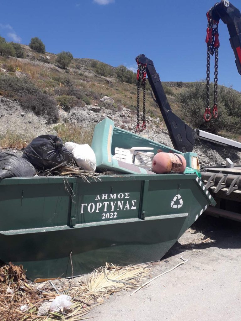 Ξεκίνησε η αποκομιδή απορριμμάτων μεγάλου όγκου από την Υπηρεσία Καθαριότητας του Δήμου Γόρτυνας