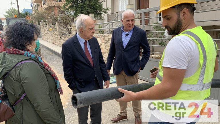 Τα σημαντικά έργα της ΔΕΥΑΗ επισκέφθηκε ο Β. Λαμπρινός (εικόνες)