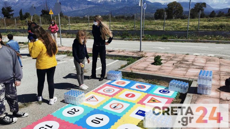 Event κυκλοφοριακής αγωγής για τους μαθητές του δήμου Φαιστού (εικόνες)