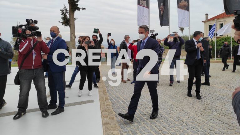 Επίσκεψη Κ. Μητσοτάκη στο νέο Αρχαιολογικό Χανίων (εικόνες-βίντεο)