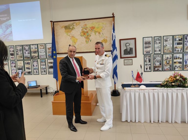 Ο Πρέσβης του Βασιλείου του Μαρόκου στην Ακαδημία Εμπορικού Ναυτικού Κρήτης