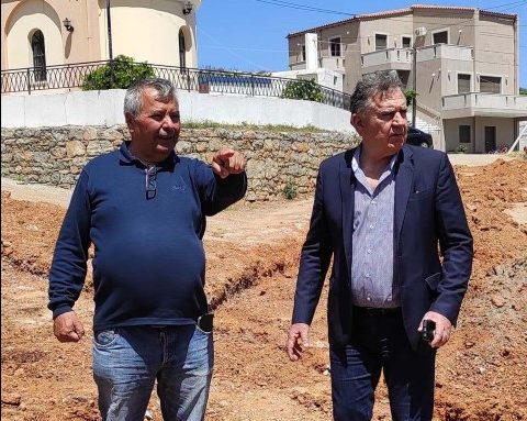Ολοκληρώνεται το αποχετευτικό δίκτυο στον οικισμό του Γαλενιανού του Δήμου Μινώα Πεδιάδας