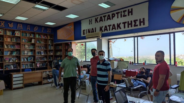 Με επιτυχία η εθελοντική αιμοδοσία του 1ου ΔΙΕΚ Ηρακλείου 