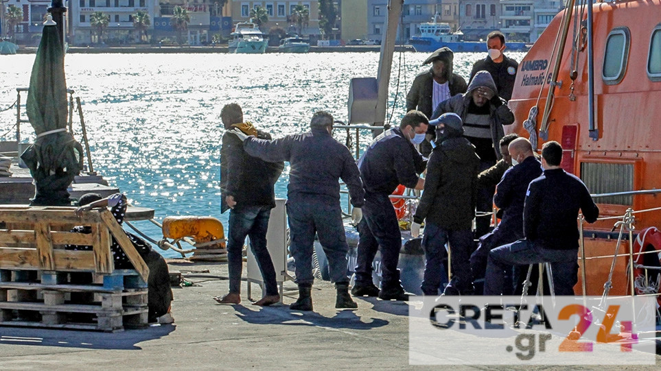 Τυμπάκι: 37 οι μετανάστες που εντοπίστηκαν σε βάρκα