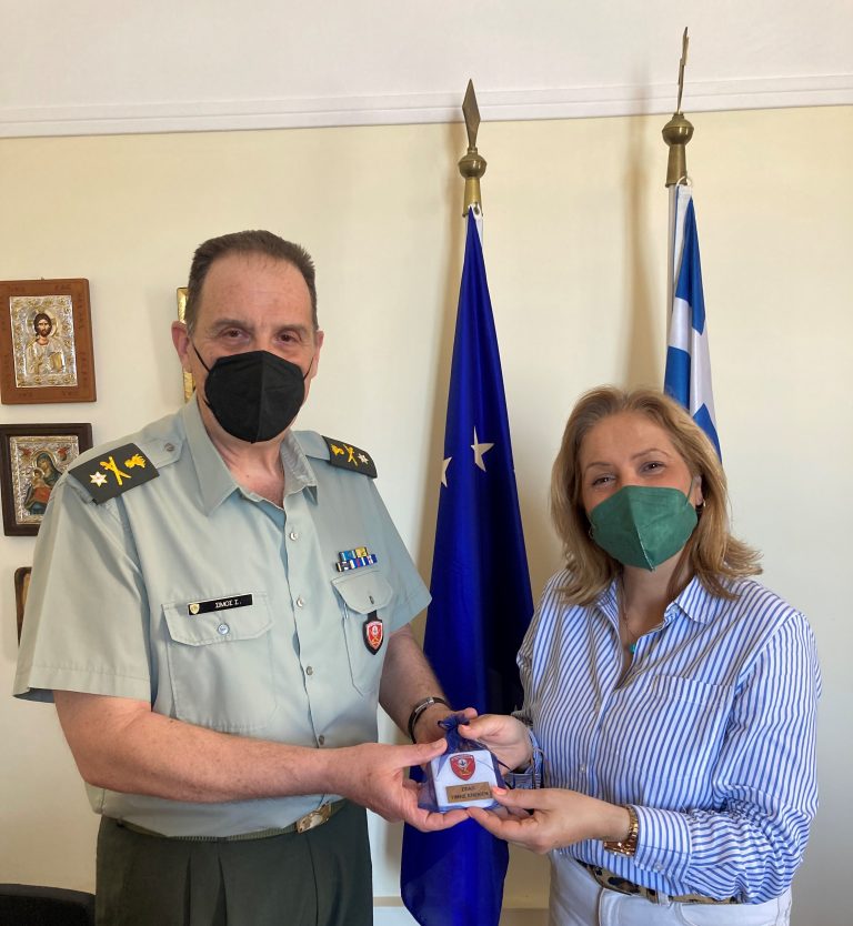Με τον νέο Διοικητή της ΣΕΑΠ συναντήθηκε η Μ. Κοζυράκη