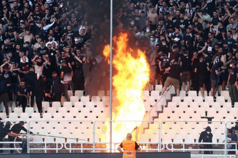 Πειθαρχική δίωξη σε Παναθηναϊκό και ΠΑΟΚ για τα επεισόδια στον τελικό του Κυπέλλου