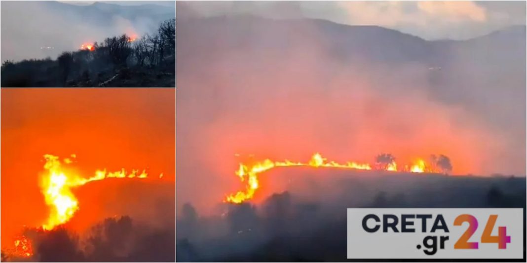 Μαίνεται η φωτιά στην Εύβοια: Νύχτα αγωνίας – Καίει σε τρία μέτωπα, ενισχύονται οι επίγειες δυνάμεις
