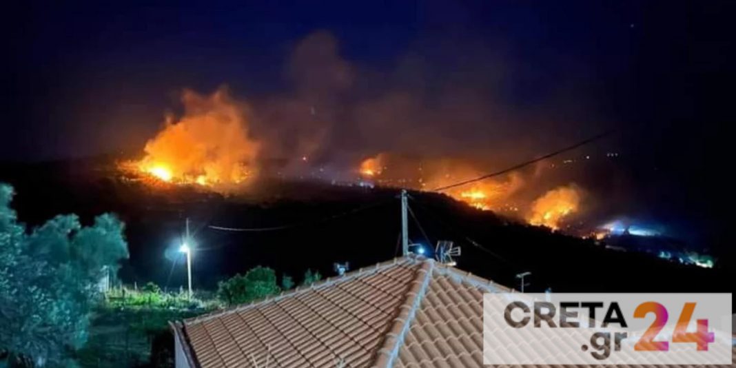 Φωτιά στην Εύβοια: Ολονύχτια η μάχη με τις φλόγες – Βελτιώθηκε η εικόνα, σηκώθηκαν τα εναέρια