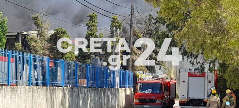 Ηράκλειο: Οριοθετήθηκε η μεγάλη φωτιά – Μεγάλες καταστροφές σε τρεις επιχειρήσεις (εικόνες-βίντεο)