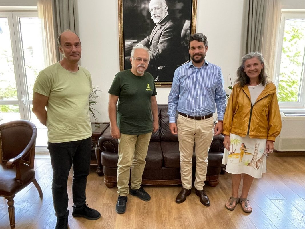 Στον Δήμαρχο Χανίων οι συνεκπρόσωποι του νέου κόμματος Πρασίνων Ελλάδος