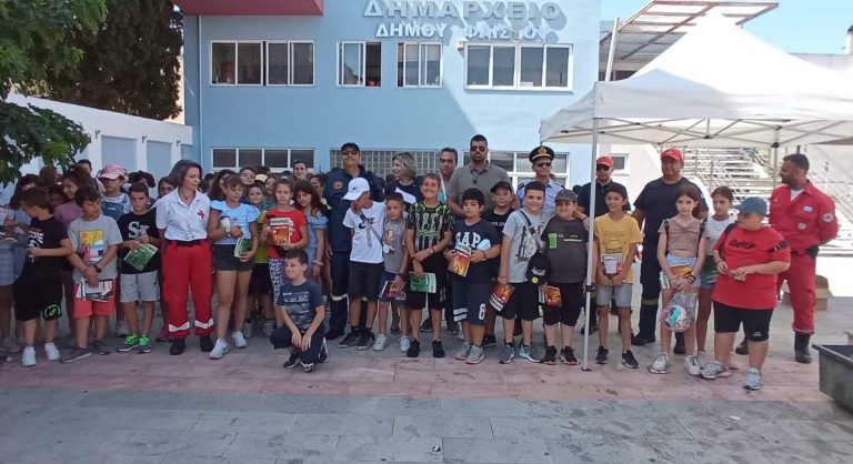 Μικροί μαθητές ενημερώθηκαν για την αντιπυρική περίοδο