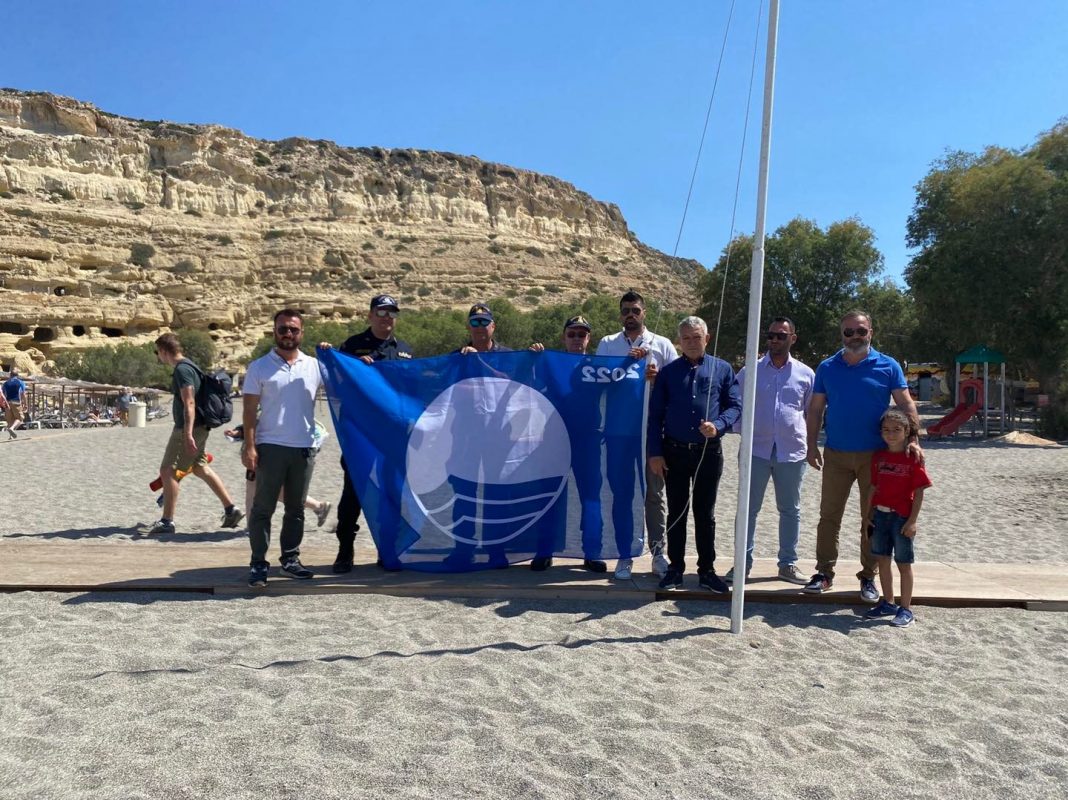 Για μια ακόμη χρονιά Γαλάζιες Σημαίες στο Δήμο Φαιστού