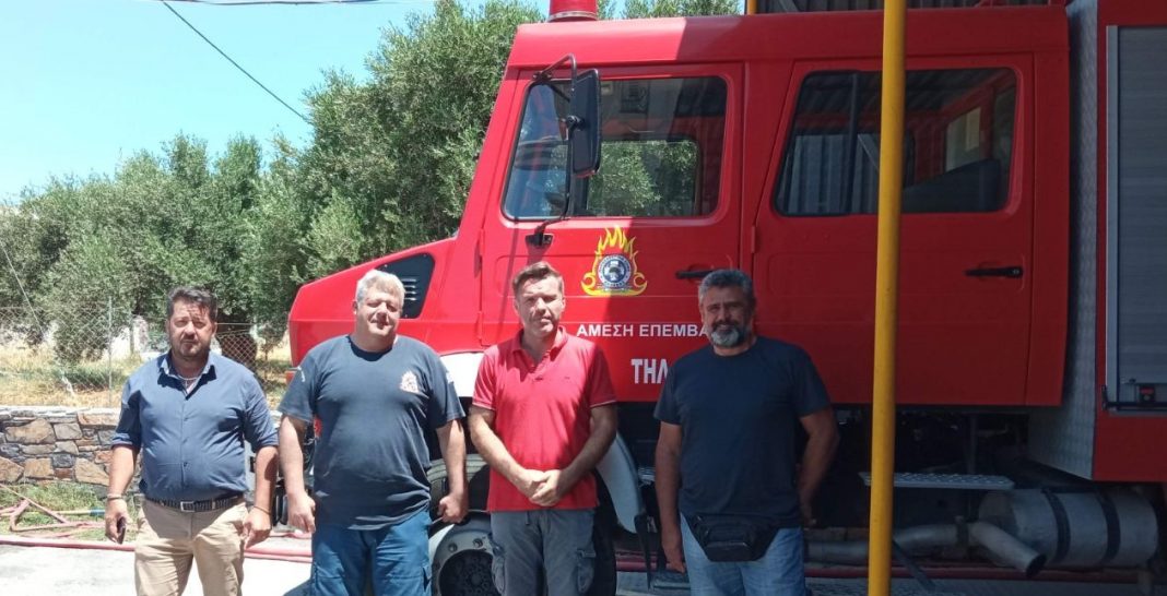 Ιεράπετρα: Συνάντηση αγροτών με τον διοικητή της Πυροσβεστικής  για την πρόληψη των πυρκαγιών